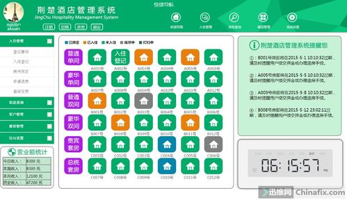 酒店宾馆管理系统绿色版 现代化酒店管理的智能解决方案